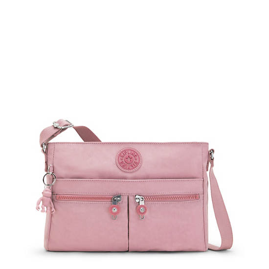 Kipling New Angie Crossbody Táska Rózsaszín | HU 1198CT